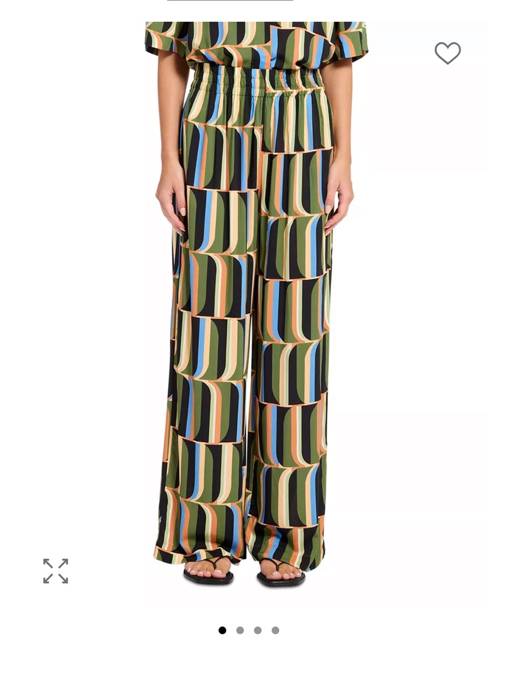NWT JETS Australia Wide-Leg Geometric Pant 6